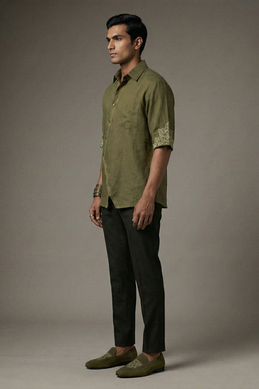 Guillermo Men's Embroidered Shirt