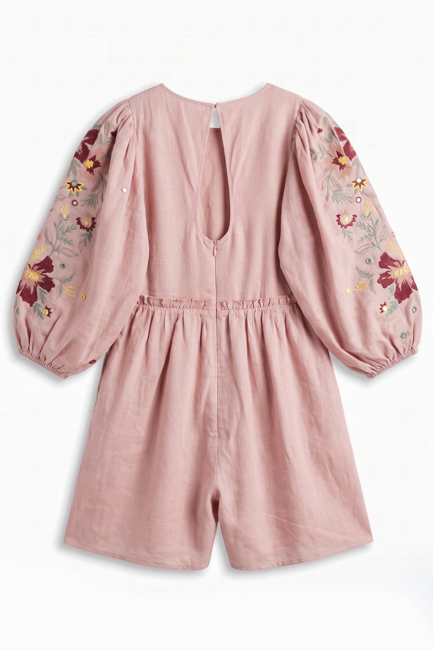 Zhuri Mirror Embroidered Romper
