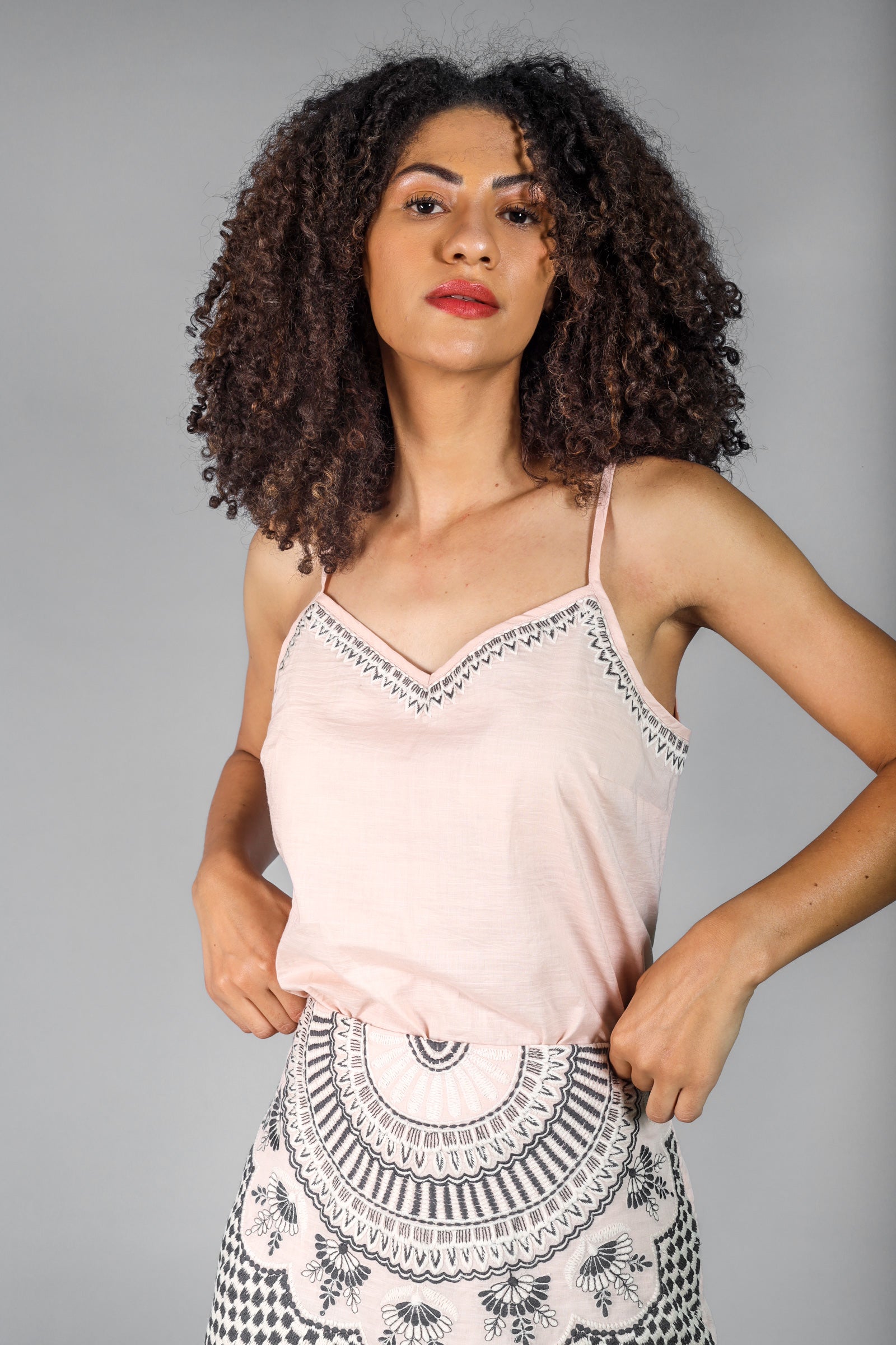 Samara Skirt &  Cami Top Embroidered Co-ord Set