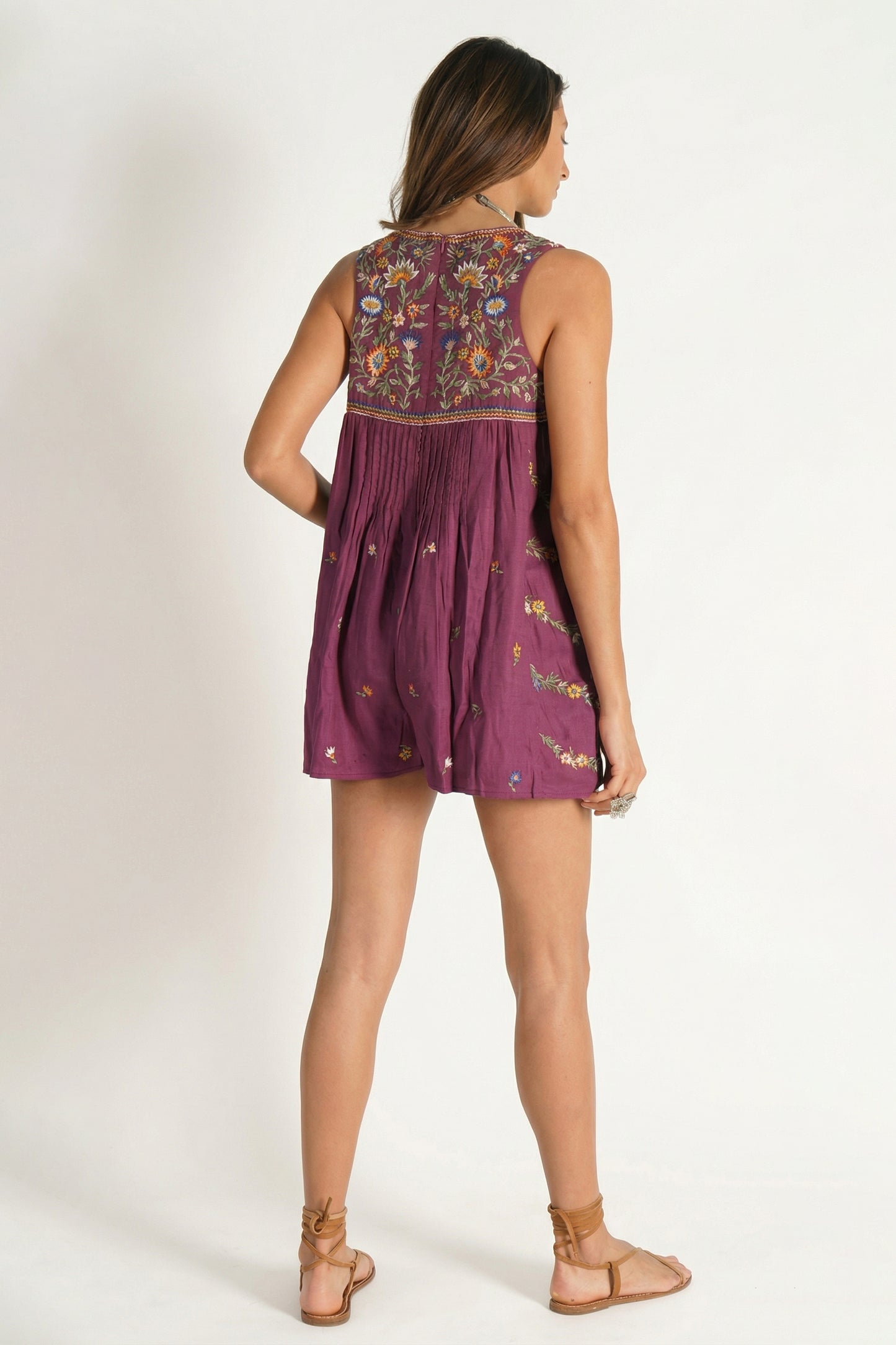 Caroline Embroidered Romper