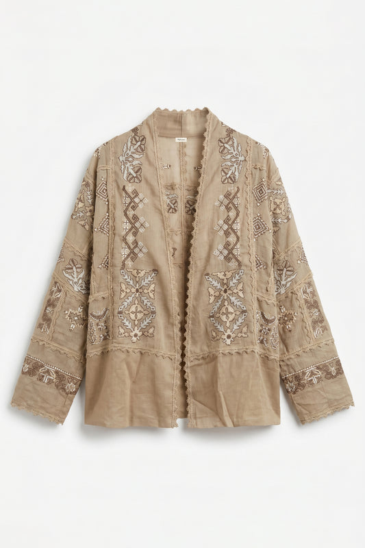 Cintia Embroidered Kimono/Shrug