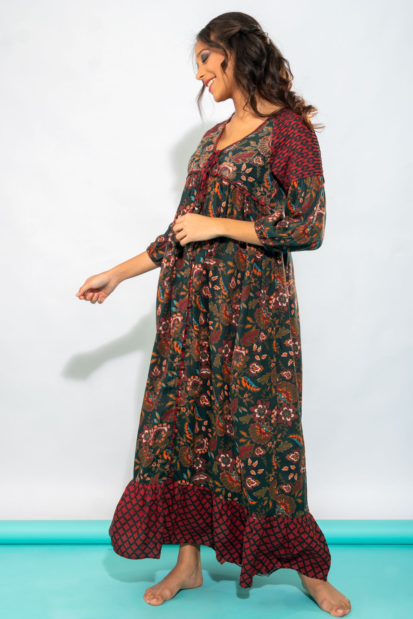 Marrissa Embroidered Long Maxi Dress