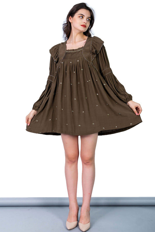 Inaya Embellished Mini Dress