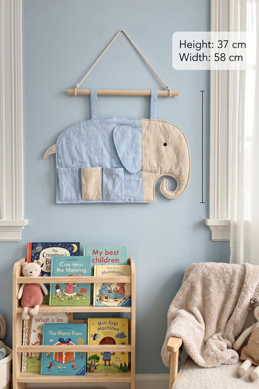 Ellie Handmade Elephant Wall Organizer