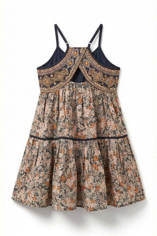 Genesis Embroidered Mini Dress