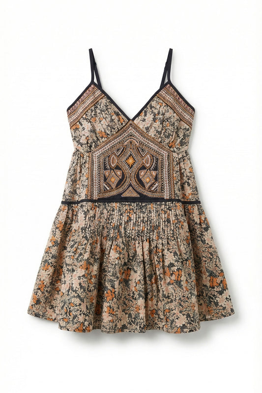 Genesis Embroidered Mini Dress