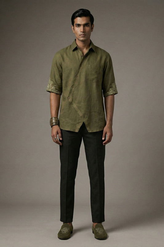 Guillermo Men's Embroidered Shirt