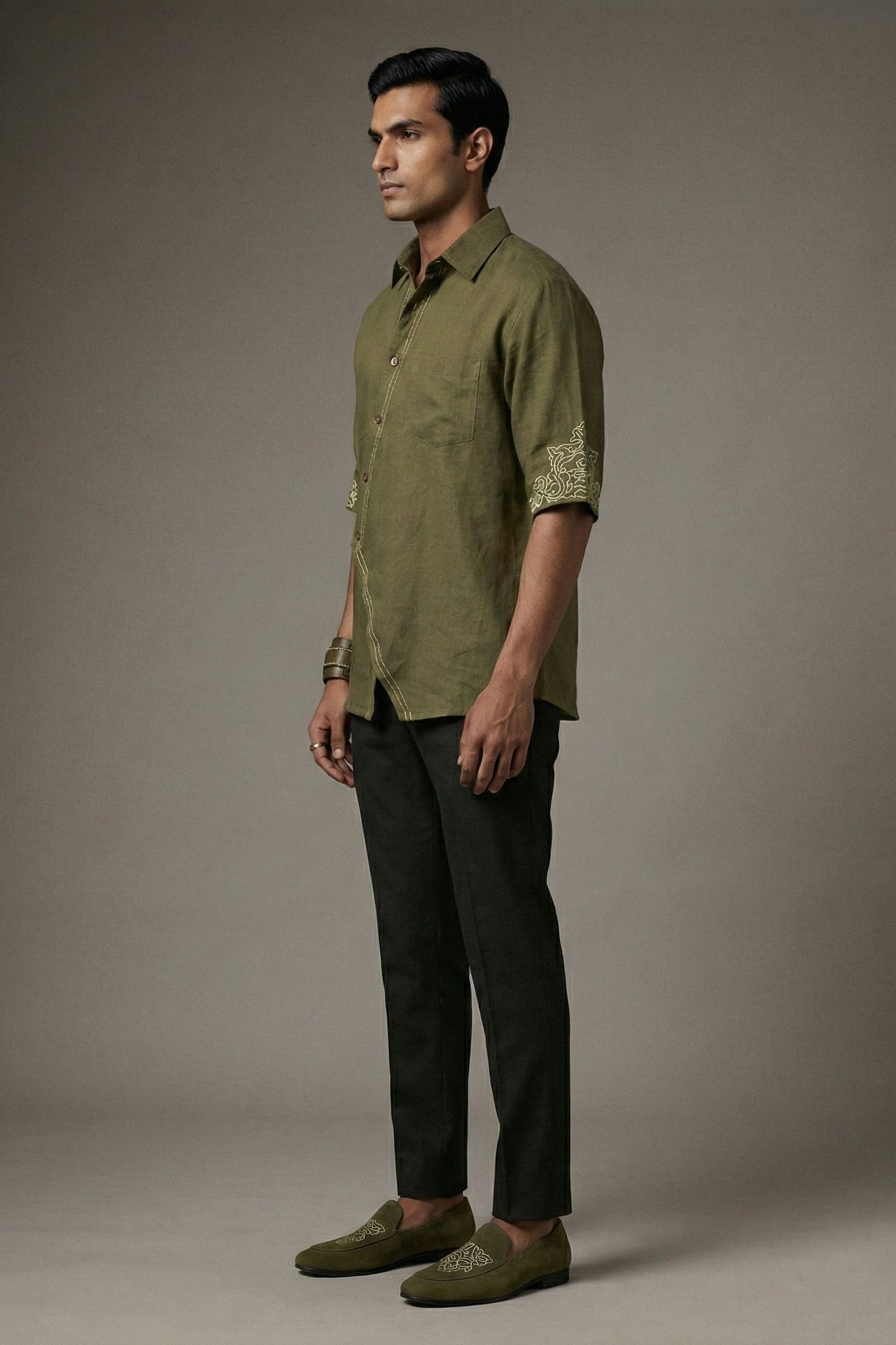 Guillermo Men's Embroidered Shirt