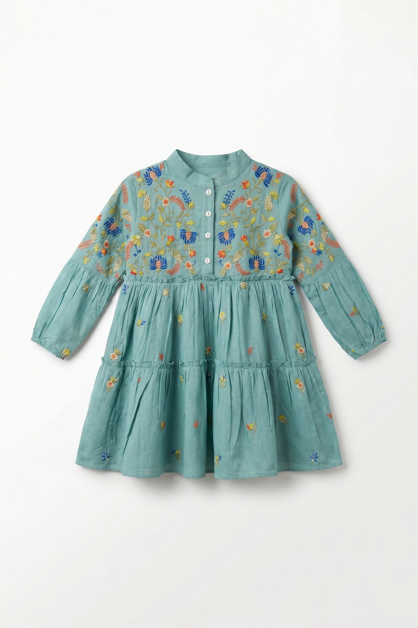 Marie Embroidered Kid's Dress
