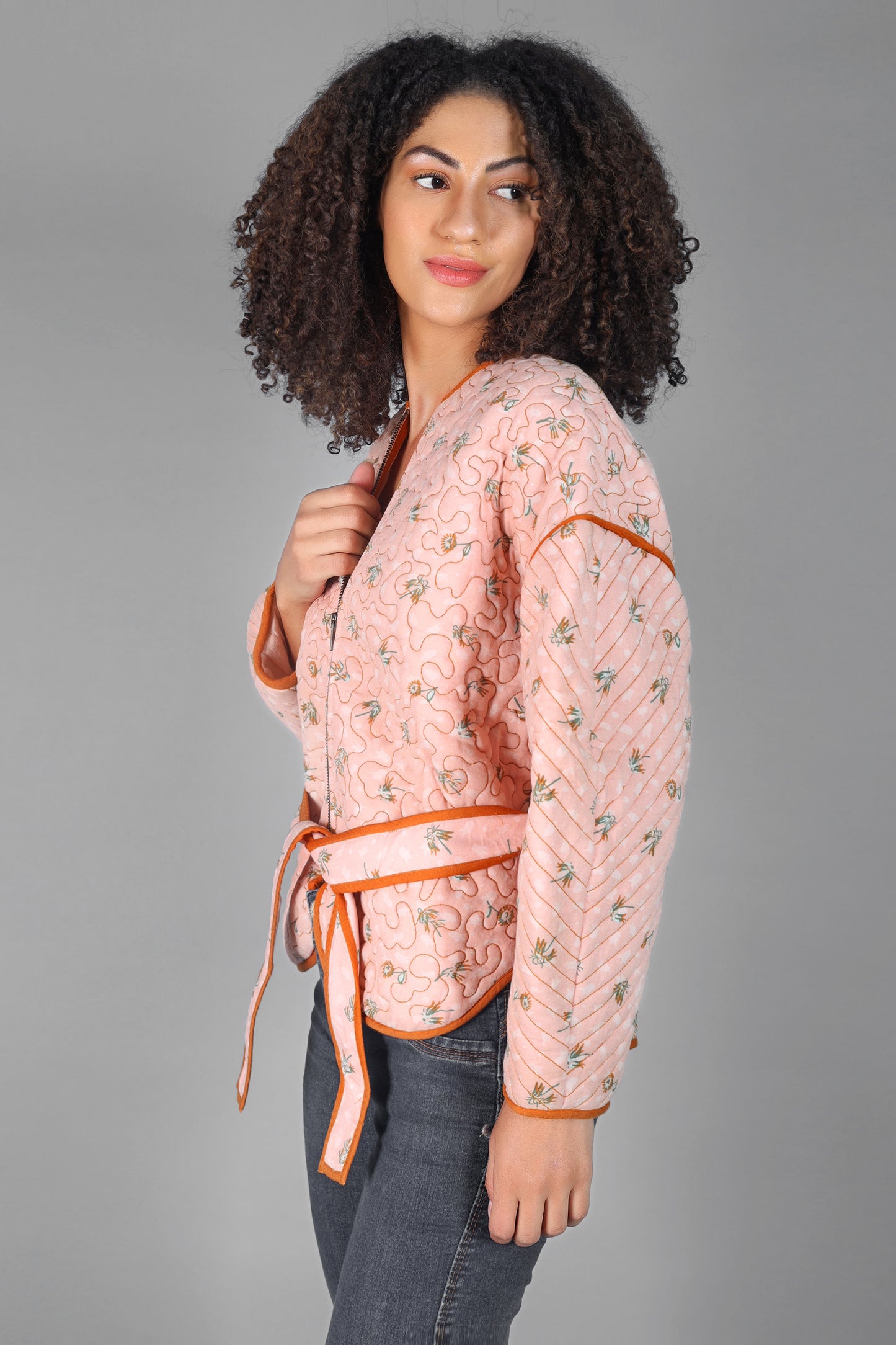 Mayra Quilted Slouchy Fit Jacket
