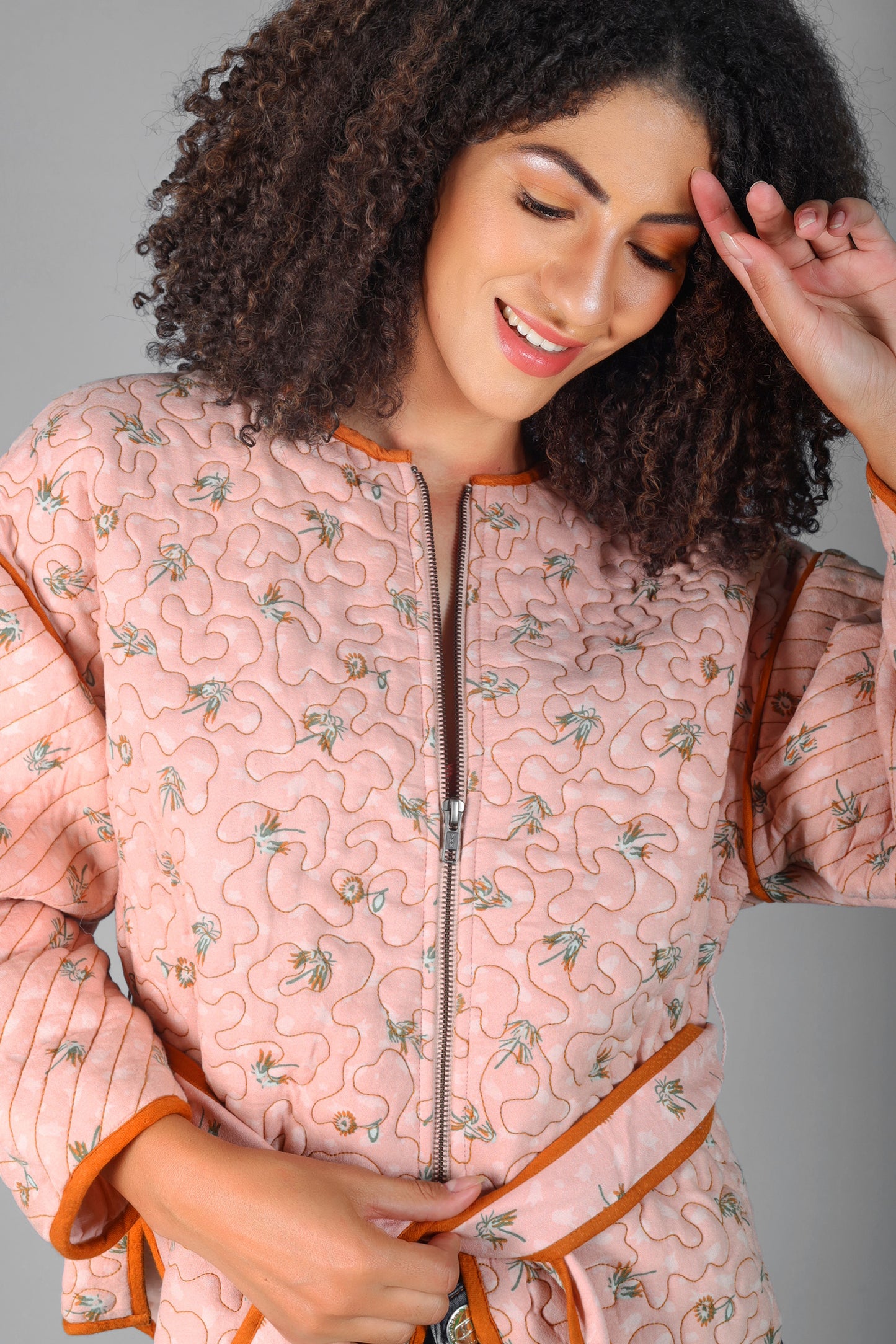 Mayra Quilted Slouchy Fit Jacket