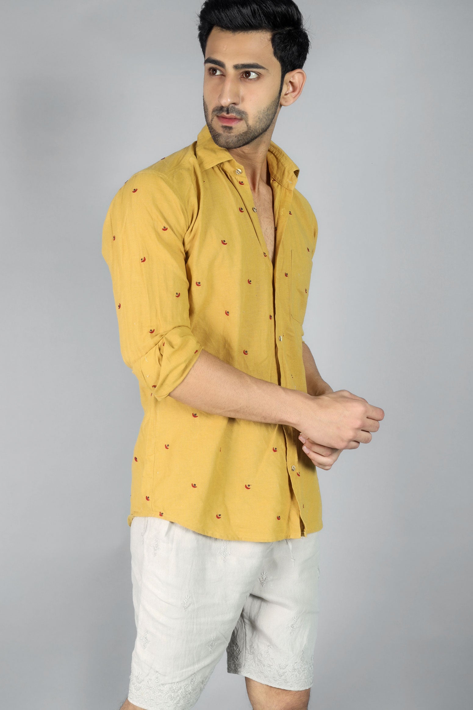 Theo Men's Embroidered Shirt