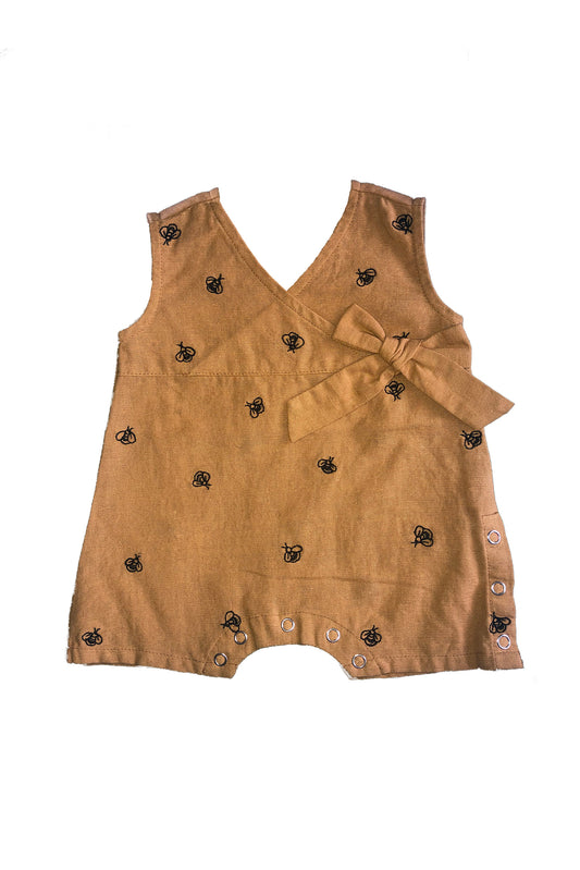 Baby Bugsy Embroidered Bodysuit